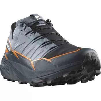 Кроссовки для трейлраннинга Thundercross GORE-TEX мужские Salomon, цвет Flint Stone/Carbon/Orange Pepper