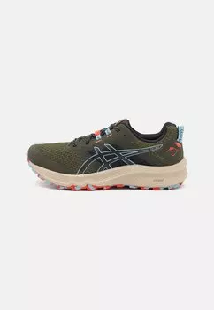 Кроссовки для трейлраннинга Trabuco Terra 2 ASICS, дымчато-зеленый/дымчато-синий