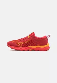 кроссовки для трейлраннинга Wave Daichi 8 Gtx Mizuno, цвет cayenne/citrus/salsa