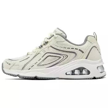 Кроссовки для уличного бега женские с низким верхом бежево-серый Skechers