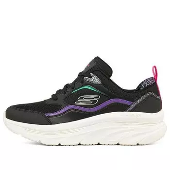 Кроссовки dlux walker 'black multi' Skechers, черный