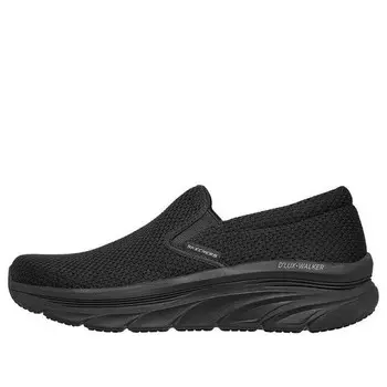 Кроссовки dlux walker murlino 'pure black' Skechers, черный