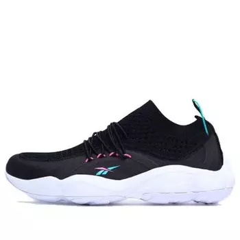 Кроссовки dmx fusion running shoes black/white Reebok, черный