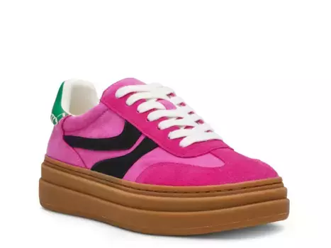 Кроссовки Dodge Platform - женские Steve Madden, Hot Pink/Black