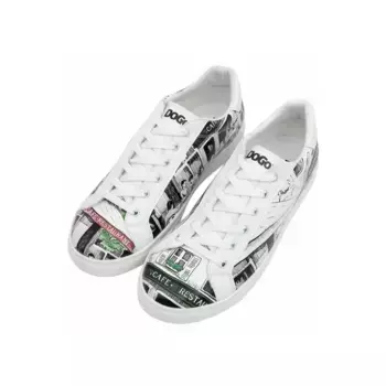 Кроссовки DOGO "Женские кроссовки Ace La Vie Parisienne Vegan Женские кроссовки /", Vegan, белый