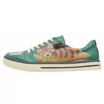 Кроссовки DOGO "Женские кроссовки You are a Sleepy Red Panda Vegan Женские кроссовки /", Vegan, зеленый