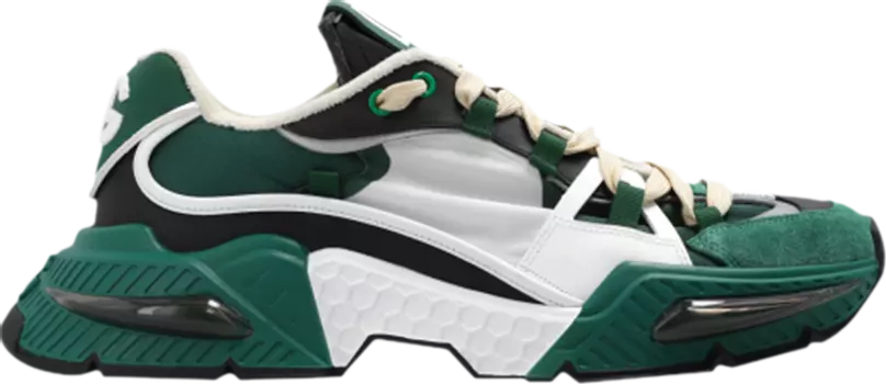 Кроссовки Dolce & Gabbana Air Master 'White Emerald Green', зеленый