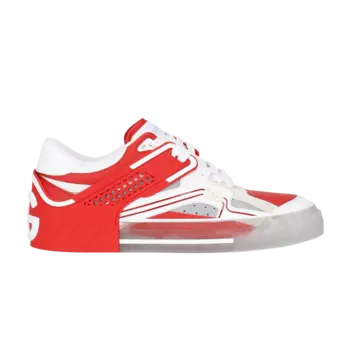 Кроссовки Dolce & Gabbana Custom 2.Zero Low, красный