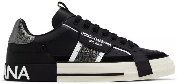 Кроссовки Dolce & Gabbana Custom 2.Zero Low 'Black', черный