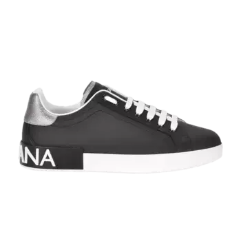 Кроссовки Dolce & Gabbana Dolce & Gabbana Portofino Black Silver, черный