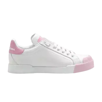 Кроссовки Dolce & Gabbana Dolce & Gabbana Wmns Portofino White Pink, белый
