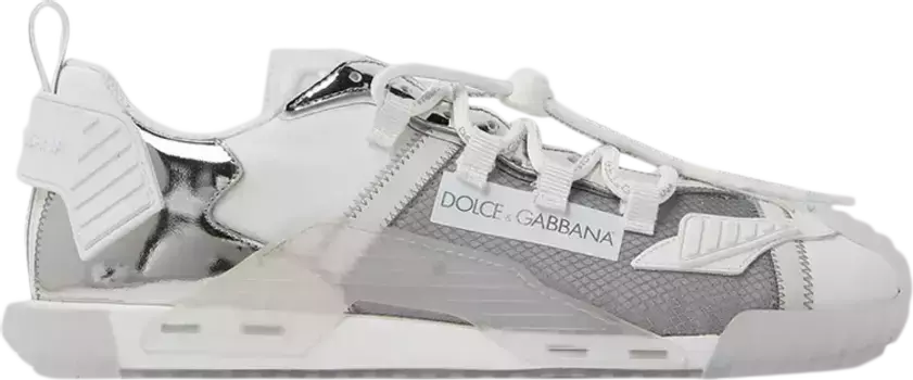 Кроссовки Dolce & Gabbana NS1 White Silver, белый