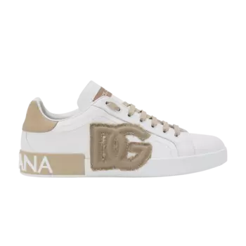 Кроссовки Dolce & Gabbana Portofino, цвет White Beige