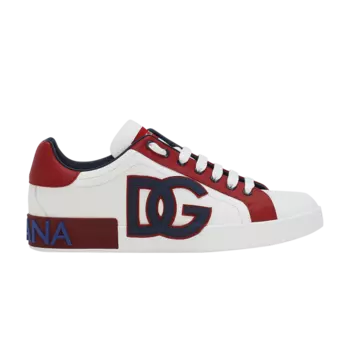 Кроссовки Dolce & Gabbana Portofino, цвет White Red Blue