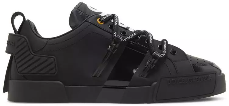 Кроссовки Dolce & Gabbana Portofino Low 'Black', черный