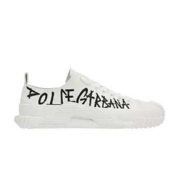 Кроссовки Dolce & Gabbana Portofino Low 'Logo Print - White', белый