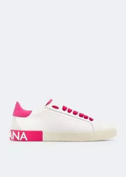 Кроссовки Dolce&Gabbana Portofino Vintage Calfskin, белый