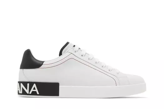 Кроссовки Dolce & Gabbana Portofino 'White Black', белый