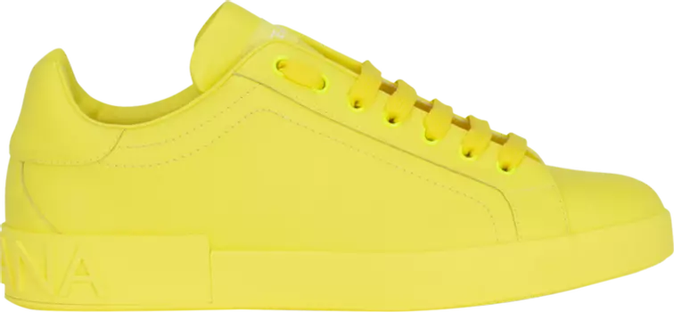 Кроссовки Dolce & Gabbana Portofino 'Yellow', желтый