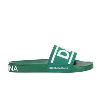 Кроссовки Dolce & Gabbana Slides, зеленый