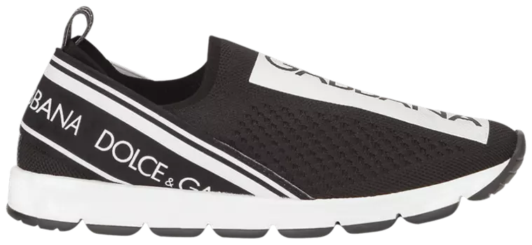 Кроссовки Dolce & Gabbana Sorrento Kids 'Black White', черный