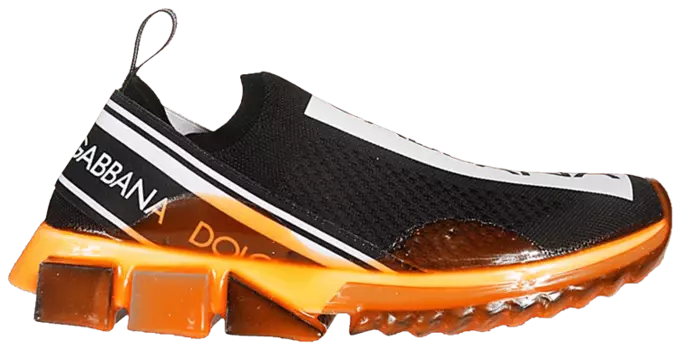 Кроссовки Dolce & Gabbana Sorrento Melt 'Black Orange Fluo', черный