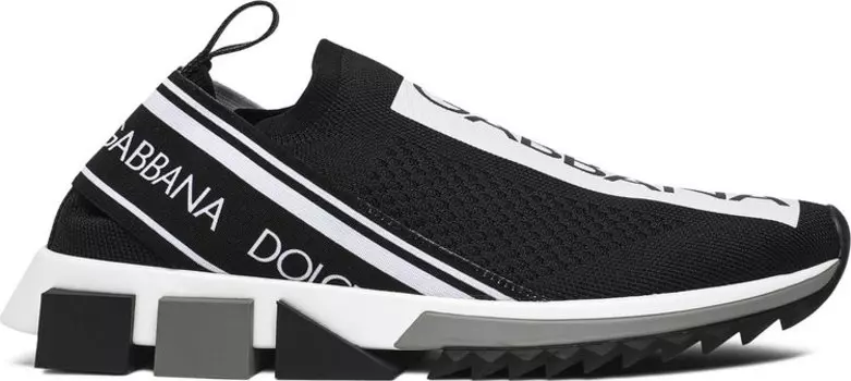 Кроссовки Dolce & Gabbana Sorrento Melt Black White 2019, черный