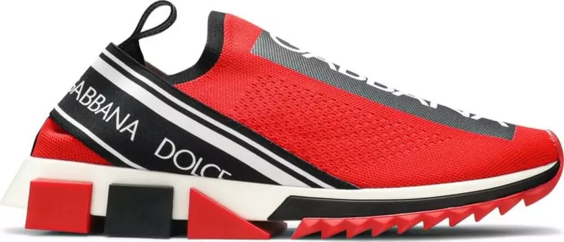 Кроссовки Dolce & Gabbana Sorrento Melt Red Black, красный