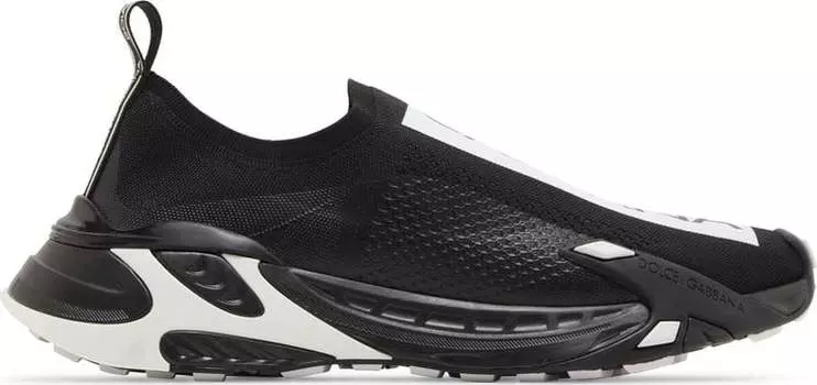Кроссовки Dolce & Gabbana Stretch Mesh Fast Sneaker 'Black', черный