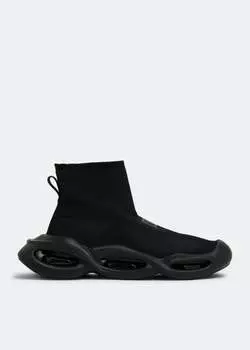 Кроссовки DOLCE&GABBANA Wave mid-top sneakers, черный