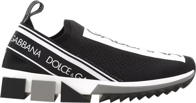 Кроссовки Dolce & Gabbana Wmns Sorrento Melt Black White, черный