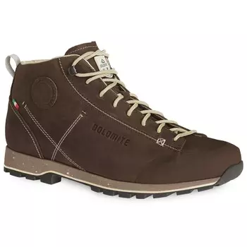 Кроссовки Dolomite Cinquantaquattro Mid Full Grain Leather Evo, цвет Dark Brown