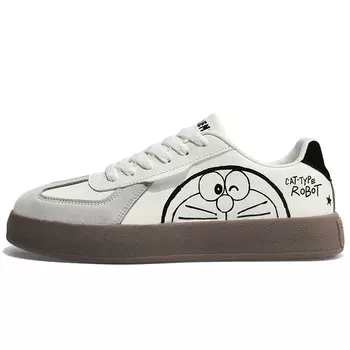 Кроссовки Doraemon Jingle Cats Skateboarding Shoes Unisex Low-top, белый