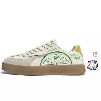 Кроссовки Doraemon Jingle Cats Skateboarding Shoes Unisex Low-top, цвет Enamel gray
