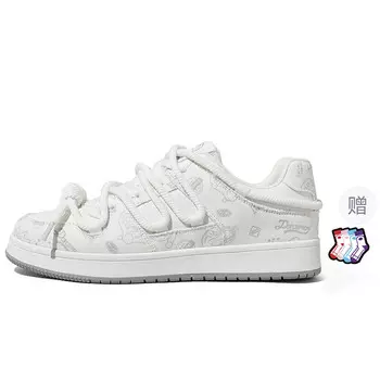 Кроссовки Doraemon Skateboarding Shoes Unisex Low-top, серый