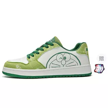 Кроссовки Doraemon Skateboarding Shoes Unisex Low-top, красный