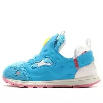 Кроссовки doraemon x instapump fury 'blue white' Reebok, синий