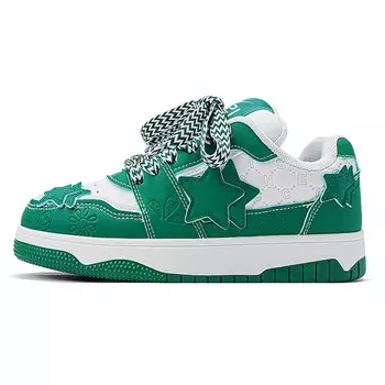 Кроссовки DOUBLE STAR 88 Skateboard Shoes Unisex Low-Top, зеленый