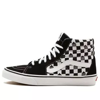 Кроссовки dover street market x sk8-hi 'dsm check' Vans, черный