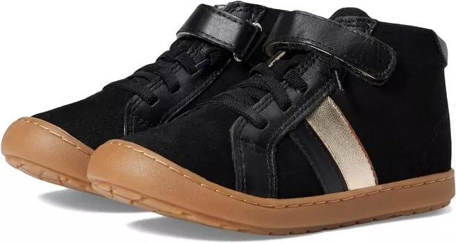 Кроссовки Down Town Shoes Old Soles, цвет Black Suede/Black/Black /Gold