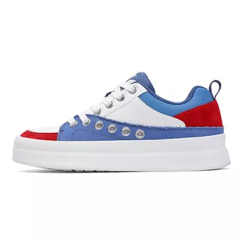 Кроссовки Dpdk Skateboarding Shoes Unisex Low-top, белый/синий