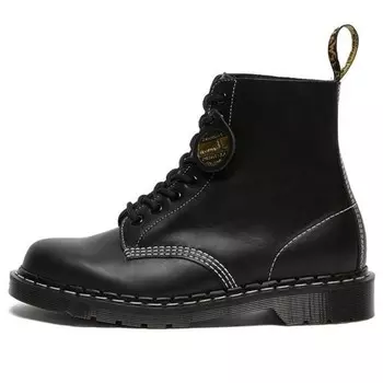 Кроссовки dr.martens 1460 pascal made in england cavalier leather lace up boots 'black cavalier' Dr. Martens, черный