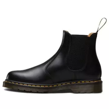 Кроссовки dr.martens 2976 yellow stitch smooth leather chelsea boots 'black' Dr. Martens, черный