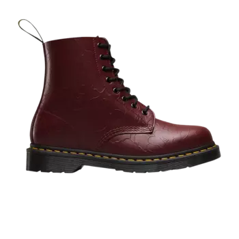 Кроссовки Dr. Martens A Bathing Ape x Emboss Camo 1460 'Cherry Smooth', красный