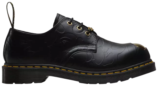 Кроссовки Dr. Martens A Bathing Ape x Emboss 1461 'Black Camo', черный
