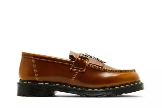 Кроссовки Dr. Martens Adrian Bone Snaffle Analine Loafer Mustard, коричневый