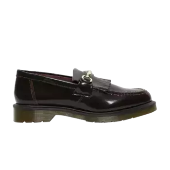 Кроссовки Dr. Martens Adrian Snaffle Smooth Leather Kiltie Loafer Cherry Red Arcadia, красный