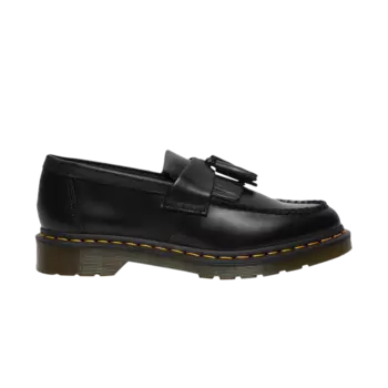 Кроссовки Dr. Martens Adrian Yellow Stitch Leather Tassel Loafer, черный