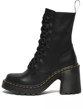 Кроссовки dr.martens chesney leather flared heel lace up boots 'black' Dr. Martens, черный
