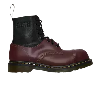 Кроссовки Dr. Martens MM6 Maison Margiela x Wmns 1460 Twisted and Reimagined Black Oxblood, красный